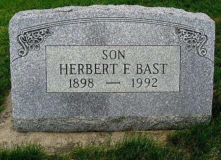BAST, HERBERT F. - Black Hawk County, Iowa | HERBERT F. BAST 