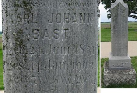 BAST, KARL JOHANN - Black Hawk County, Iowa | KARL JOHANN BAST 