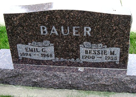 BAUER, BESSIE M. - Black Hawk County, Iowa | BESSIE M. BAUER 