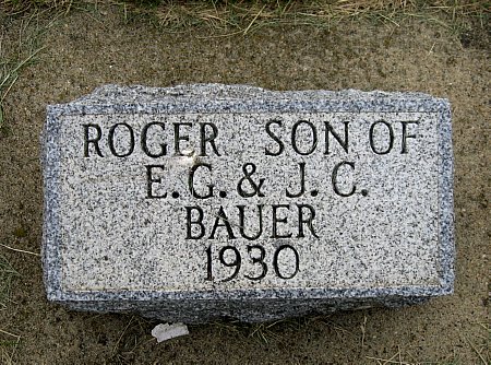 BAUER, ROGER - Black Hawk County, Iowa | ROGER BAUER 