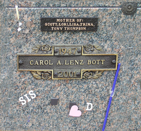 LENZ BOTT, CAROL A. - Black Hawk County, Iowa | CAROL A. LENZ BOTT 