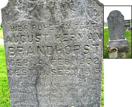 BRANDHORST, AUGUST HERMAN - Black Hawk County, Iowa | AUGUST HERMAN BRANDHORST 