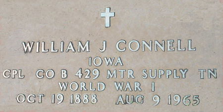 CONNELL, WILLIAM J. - Black Hawk County, Iowa | WILLIAM J. CONNELL 