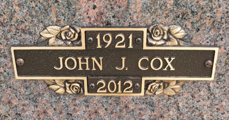 COX, JOHN JOSEPH - Black Hawk County, Iowa | JOHN JOSEPH COX 