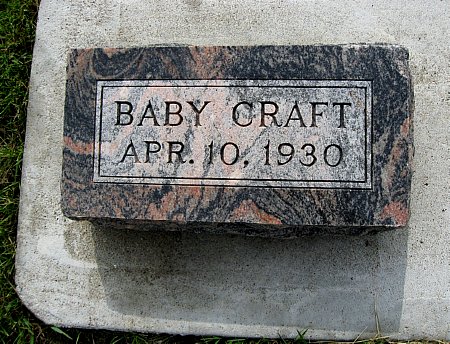 CRAFT, BABY - Black Hawk County, Iowa | BABY CRAFT 