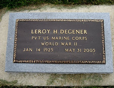 DEGENER, LEROY H. - Black Hawk County, Iowa | LEROY H. DEGENER 