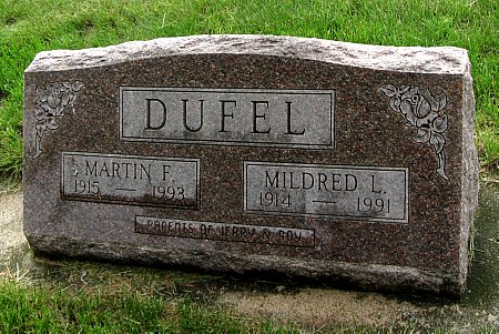 DUFEL, MARTIN F. - Black Hawk County, Iowa | MARTIN F. DUFEL 