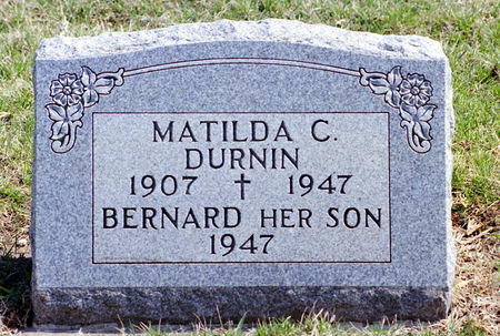 BEUHNER DURNIN, MATILDA C. - Black Hawk County, Iowa | MATILDA C. BEUHNER DURNIN 