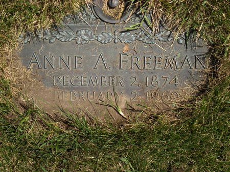 FREEMAN, ANNE - Black Hawk County, Iowa | ANNE FREEMAN 