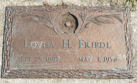 WEBBERKING FRIEDL, LOVISA H. - Black Hawk County, Iowa | LOVISA H. WEBBERKING FRIEDL 