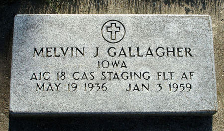 GALLAGHER, MELVIN J. - Black Hawk County, Iowa | MELVIN J. GALLAGHER 