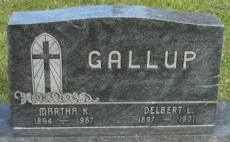 GALLUP, MARTHA K. - Black Hawk County, Iowa | MARTHA K. GALLUP 