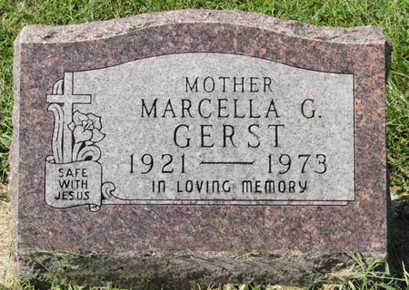 GERST, MARCELLA GENEVIEVE - Black Hawk County, Iowa | MARCELLA GENEVIEVE GERST 