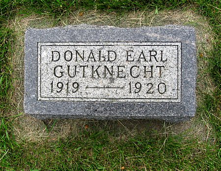 GUTKNECHT, DONALD EARL - Black Hawk County, Iowa | DONALD EARL GUTKNECHT 