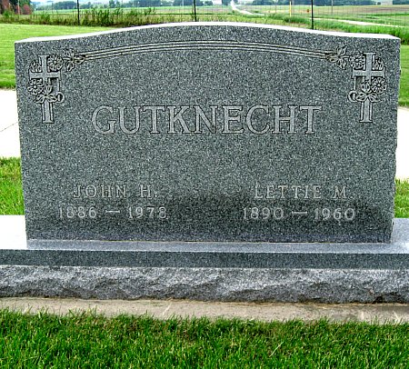 SMITH GUTKNECHT, LETTIE M. - Black Hawk County, Iowa | LETTIE M. SMITH GUTKNECHT 