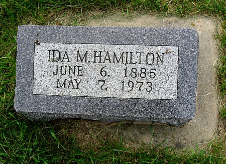HAMILTON, IDA M. - Black Hawk County, Iowa | IDA M. HAMILTON 