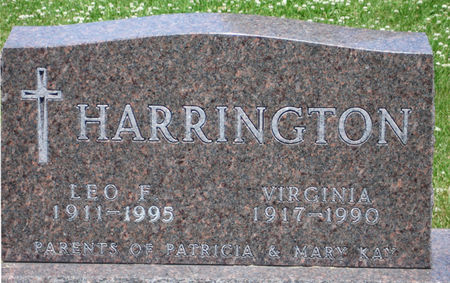 HARRINGTON, VIRGINIA - Black Hawk County, Iowa | VIRGINIA HARRINGTON 