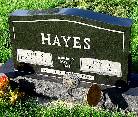 HAYES, JOY D. - Black Hawk County, Iowa | JOY D. HAYES 