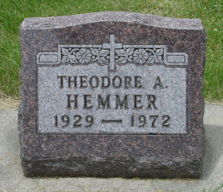 HEMMER, THEODORE AMBROSE - Black Hawk County, Iowa | THEODORE AMBROSE HEMMER 