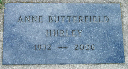 BUTTERFIELD HURLEY, ANNE - Black Hawk County, Iowa | ANNE BUTTERFIELD HURLEY 