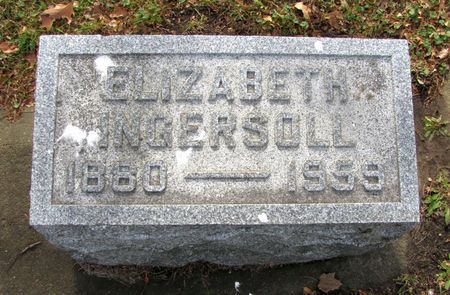 INGERSOLL, ELIZABETH - Black Hawk County, Iowa | ELIZABETH INGERSOLL 