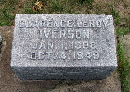 IVERSON, CLARENCE LEROY - Black Hawk County, Iowa | CLARENCE LEROY IVERSON 