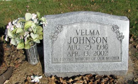 JOHNSON, VELMA - Black Hawk County, Iowa | VELMA JOHNSON 