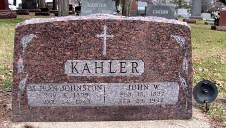 JOHNSTON KAHLER, M. JEAN - Black Hawk County, Iowa | M. JEAN JOHNSTON KAHLER 