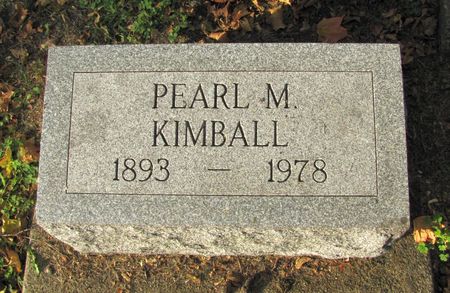 PETERSON KIMBALL, PEARL M. - Black Hawk County, Iowa | PEARL M. PETERSON KIMBALL 