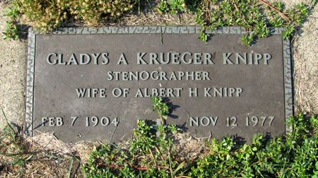 KNIPP, GLADYS A. - Black Hawk County, Iowa | GLADYS A. KNIPP 