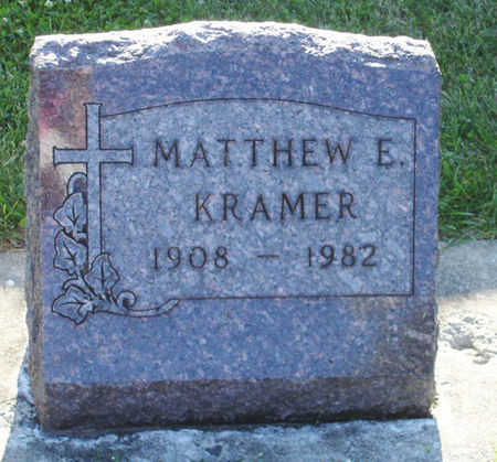 KRAMER, MATTHEW E. - Black Hawk County, Iowa | MATTHEW E. KRAMER 