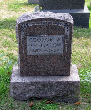 KRECKLOW, GEORGE W. - Black Hawk County, Iowa | GEORGE W. KRECKLOW 