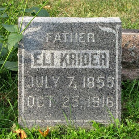 KRIDER, ELI - Black Hawk County, Iowa | ELI KRIDER 