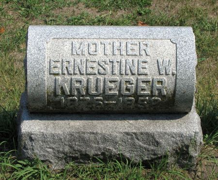 KRUEGER, ERNESTINE W. - Black Hawk County, Iowa | ERNESTINE W. KRUEGER 