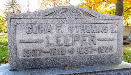 LEEPER, CORA F. - Black Hawk County, Iowa | CORA F. LEEPER 