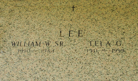 LEE, SR., WILLIAM W. - Black Hawk County, Iowa | WILLIAM W. LEE, SR. 