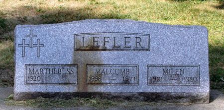 LEFLER, MALCOMB - Black Hawk County, Iowa | MALCOMB LEFLER 