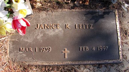 LEITZ, JANICE K. - Black Hawk County, Iowa | JANICE K. LEITZ 