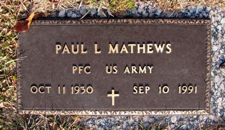 MATHEWS, PAUL L. - Black Hawk County, Iowa | PAUL L. MATHEWS 