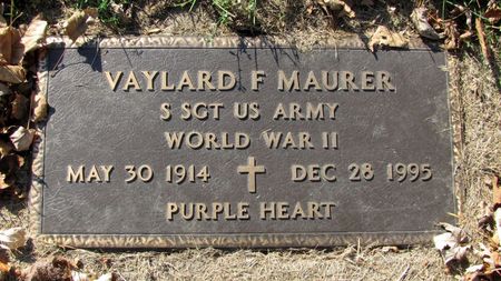 MAURER, VAYLARD F. - Black Hawk County, Iowa | VAYLARD F. MAURER 