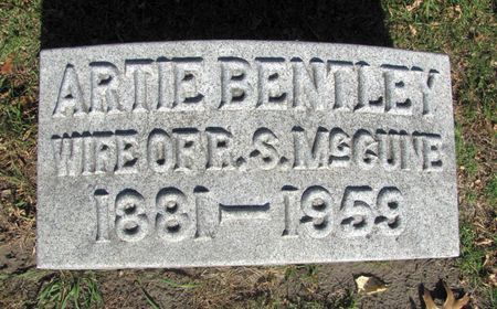 BENTLEY MCCUNE, ARTIE - Black Hawk County, Iowa | ARTIE BENTLEY MCCUNE 