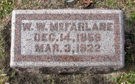 MCFARLANE, WILLIAM W. - Black Hawk County, Iowa | WILLIAM W. MCFARLANE 