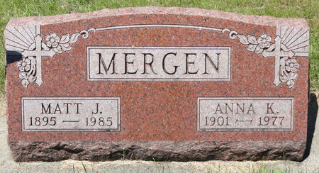 MERGEN, ANNA KATHERYN - Black Hawk County, Iowa | ANNA KATHERYN MERGEN 