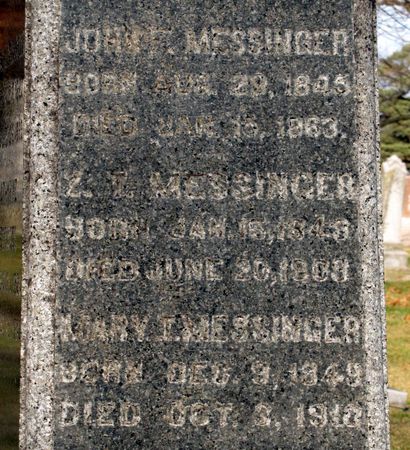 MESSINGER, MARY I. - Black Hawk County, Iowa | MARY I. MESSINGER 