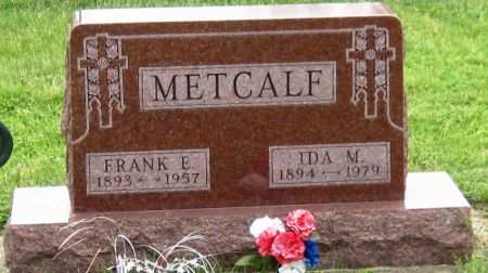 METCALF, IDA M. - Black Hawk County, Iowa | IDA M. METCALF 