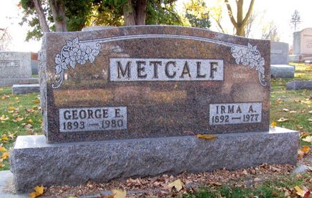 METCALF, GEORGE E. - Black Hawk County, Iowa | GEORGE E. METCALF 
