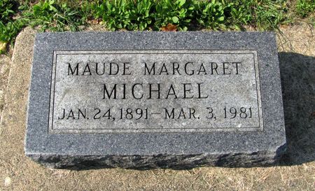 MICHAEL, MAUDE MARGARET - Black Hawk County, Iowa | MAUDE MARGARET MICHAEL 