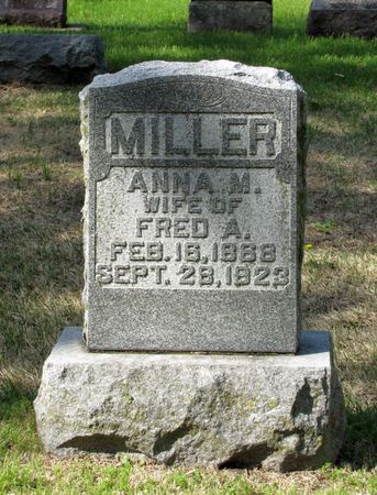 MILLER, ANNA M. - Black Hawk County, Iowa | ANNA M. MILLER 
