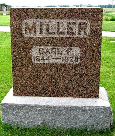 MILLER, CARL F. - Black Hawk County, Iowa | CARL F. MILLER 