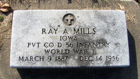 MILLS, RAY A. - Black Hawk County, Iowa | RAY A. MILLS 